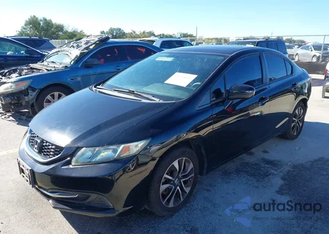 2014 Honda Civic Ex z USA, uszkodzony, nr VIN 19XFB2F83EE052282